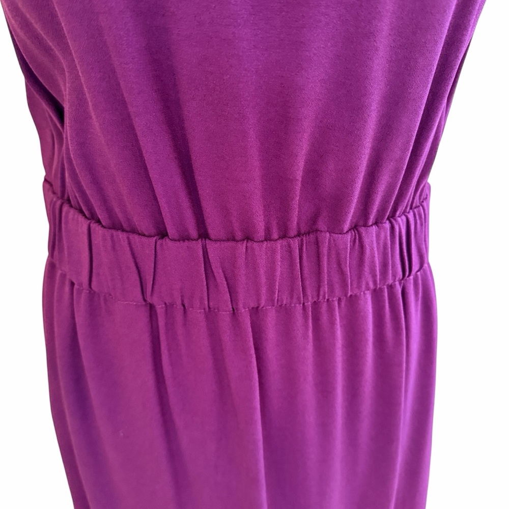 Theory purple sleeveless "Lydan" Mini Dress S, casual with pockets - Picture 3 of 12